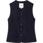 COS Женский жилет темно-синий, Navy Blue - фото