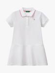 Хлопковая поло-платье Benetton - фото