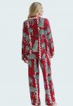 Пижамный топ Chelsea Peers SNOW LEOPARD, Red - фото 2