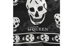 Шарф с принтом черепа Alexander McQueen, черный - фото 4