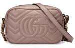 Сумка gg marmont matelasse mini bag 'rose antic' Gucci, зеленый - фото 2
