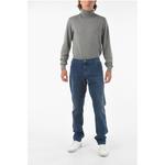 Джинсы ID средней потертости Straight-Bine Corneliani, Blue - фото 3