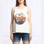 Топ свободного кроя Superdry, бежевый - фото