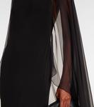 Тилли платье-джерси с пелериной Ralph Lauren Collection, Black - фото 5