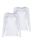 Skiny Лонгслив 'Cotton Essentials' в белом цвете - фото