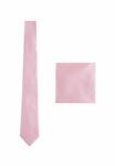 Галстук WIDE SET - Pocket square Next, розовый - фото