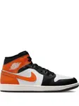 Кроссовки Air 1 Mid Black Toe Starfish Jordan, оранжевый - фото