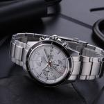 Часы Casio Edifice, арт. EFR-526D-7AV, серебристый/белый - фото 6