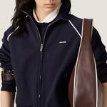 MIU MIU Длинный худи на молнии, Blue - фото 7