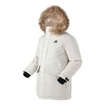 Куртка New Balance Windproof Long Down Parka Jacket 'White', белый - фото