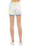 Шорты Swirl Tie Dye в желтом цвете Multi Judy Blue - фото 2