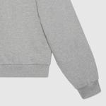 Свитер cotton jersey printed sweatshirt 'grey' Gucci, серый - фото 3