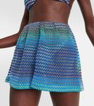 Зигзагообразные шорты Missoni, синий - фото 4