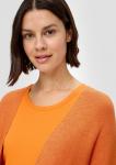 Вязаный кардиган s.Oliver, оранжевый - фото 3