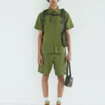 Футболка с логотипом HUMAN MADE, оливково-зеленая - фото 8