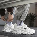 Кроссовки мужские массивные низкие белый/черный Binary - фото 10