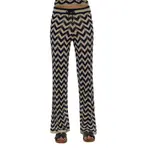 Брюки Superdry Zigzag Knit Wide, коричневый - фото