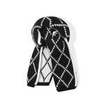 Шарф JW Polyester Knit Unisex J W, черный коричневый - фото 10