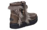 Ботинки зимние UGG WMNS Fluff Punk, серый - фото 5