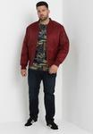 Куртка-бомбер Urban Classics BASIC BOMBER JACKET, цвет Burgundy - фото 2