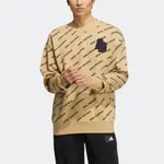Свитер monogram sweatshirt 'tan black' Adidas, бежевый - фото 2