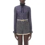 Рубашка в горошек Plus De Pois Valentino, синий - фото 4