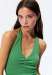 Платье PULL&BEAR Shift dress, Green - фото 2
