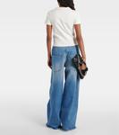 Футболка из хлопкового джерси с узором interlocking g Gucci, мультиколор - фото 3