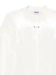 Толстовка, украшенная пайетками MSGM, белый - фото 3