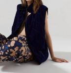 Жилет Alice Velvet темно-синего цвета lanhtropy - фото 3