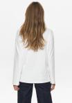 Топ Nümph Long sleeved top, Bright White/White - фото 3