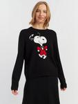 Свитер Dancing Snoopy Wool Rich Chinti & Parker, Black - фото 3