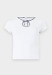Футболка Even&Odd Print T-shirt, White - фото 4