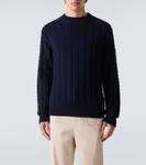 Шерстяной свитер с кашемиром Moncler, Navy Blue - фото 3