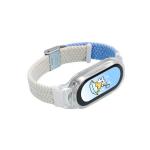 IBOANN Часы Strap Xiaomi Compatibility Nylon Material 280mm, Snap Button Nylon-Light Purple Blue - фото 6