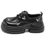 Лоферы женские черные Agsdon - фото