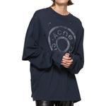 Футболка FW25 Unisex Acne Studios, темно-синий - фото 3