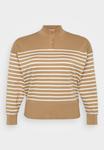Джемпер Tommy Hilfiger Curve Jumper, Beige - фото 5