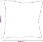 Подушка белая полиэстер vidaXL - фото 8