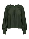 Блуза ONLY ONLDINA METTE, Dark green - фото
