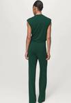 Комбинезон Mango WITH DRAPED NECKLINE, Dark Green - фото 2