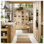 Ручка, кремовый хром, 141 мм KLINGSTORP IKEA - фото 5