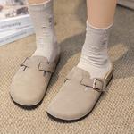 Сабо с закрытым носком унисекс Bte, хаки - фото 4