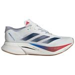 Adizero Boston 12 Core White Dark Blue Pure Ruby Adidas, White Red - фото 2