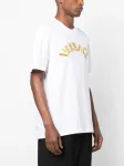 Футболка Seashell с принтом Baroque VERSACE, белый - фото 3