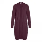 Кардиган Vila Ril Long, фиолетовый - фото