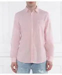 Льняная рубашка Regular fit Guess Underwear, розовый - фото