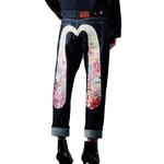 Джинсы женские черные Evisu - фото 3