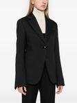 Tory Burch фактурный блейзер, черный - фото 3