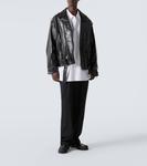 Кожаная косуха Dries Van Noten, Black - фото 2